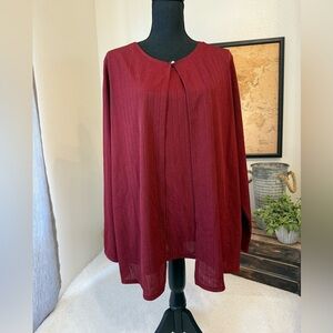 Jaclyn Smith shimmer blouse XL